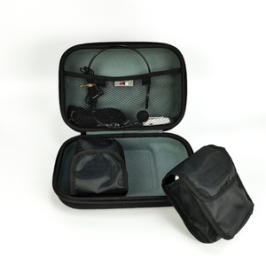 Radios móviles de mano personalizadas caja de transporte de almacenamiento duro negro duro Walkie Talkie <span class=keywords><strong>funda</strong></span> soporte bolsa de dos vías EVA Radio bolsa de transporte - Product Image 2