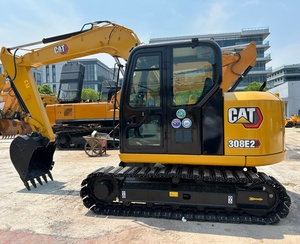 Excavatrice CAT 308E2 d'occasion de qualité supérieure avec lame de bulldozer et flèche latérale pour l'aménagement paysager municipal et la rénovation agricole <span class=keywords><strong>308</strong></span> - Product Image 4