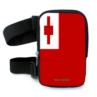 Sac de cuisse à motif drapeau Saint-Martin pour femme, sacoche de jambe pour activités de plein air, carnaval, randonnée, voyage, avec sangles réglables