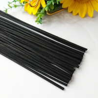 Bâtonnets de diffuseur d'anches noires de haute qualité 3mm 3.5mm 4mm 5mm 6mm Bâtonnets de diffuseur d'anches de parfum Bâtonnets de diffuseur de rotin noir