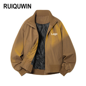 Veste de sport RUIQUWIN pour <span class=keywords><strong>homme</strong></span>, automne-hiver, épaisse, chaude, décontractée, col montant, coupe-vent, pour la randonnée et les voyages - Product Image 1