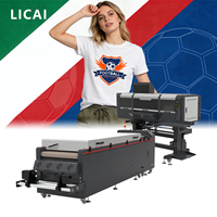 Impresora DTF LC-C606 con 6 cabezales de impresión Epson I3200-A1, impresora directa a película de alta velocidad de 30 m²/h para impresión de camisetas y ropa
