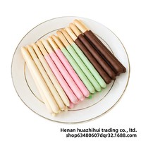 Galletas Yijiale con Sabor a Chocolate Dulce, Crujientes y Semiblandas, Recubiertas de Glaseado, Paquete a Granel de 200g para Postres y Decoración de Pasteles