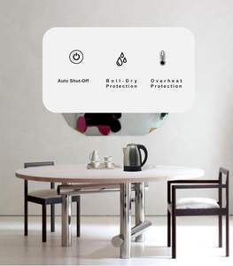 Bouilloire électrique populaire 2L en acier inoxydable sans BPA pour eau chaude - Product Image 4