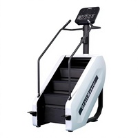 Monte-escalier Électrique Commercial à Résistance Magnétique en Acier, Réglable 0-15 Niveaux, Charge Maximale 160kg, Appareil de Fitness
