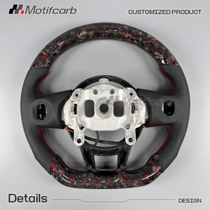 Volante Personalizado de Fibra de Carbono Forjado con LED Rojo para Jeep Wrangler JL Rubicon 4x4 Gladiator JT 2018-2026, Mejora del Interior del Automóvil - Product Image 5