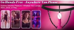 LOVE.Strap on Wearable Dildo Sex Machine Women Sex Toys App Control thrusting wearable Sit on the <b>vibrator</b> - Product Image 2
