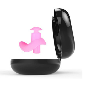 Bouchons d'oreille de natation en Silicone, protège-oreilles avec étui, accessoires de natation et de plongée - Product Image 5