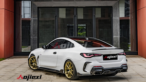 Diffusore Posteriore in Fibra di Carbonio Stile SQ per <span class=keywords><strong>BMW</strong></span> <span class=keywords><strong>Serie</strong></span> <span class=keywords><strong>4</strong></span> G22 G23 <span class=keywords><strong>Coupé</strong></span> 2020+ Perfetto Splitter Paraurti Posteriore Kit Carrozzeria di Alta Qualità - Product Image 3