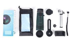 고출력 12x50 단안 야간 투시경 HD 망원경 방수 Bak4 프리즘 50mm 대물 직경 야외 사냥 캠핑 - Product Image 3