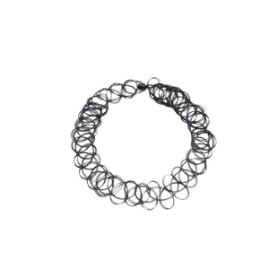 Chaîne de <span class=keywords><strong>cou</strong></span> motif poisson perlé pour femme, élastique et réglable, collier ras du <span class=keywords><strong>cou</strong></span> ajouré, chaîne de clavicule N2604241 - Product Image 2