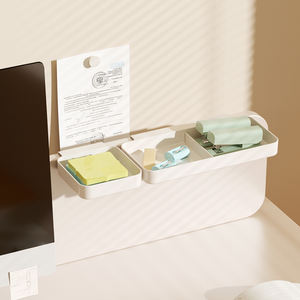 Bandejas de almacenamiento para organizar té, organizadores de cajones <span class=keywords><strong>poco</strong></span> profundos, bandeja adecuada para escritorio de oficina, cocina, juego organizador de cajones de plástico - Product Image 3