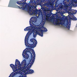 Couleur Cristal Motif Strass Hot Fix Strass Ruban Applicateur Ruban Avec Strass Fer sur Appliques pour Robes De Mariée <span class=keywords><strong>Ceinture</strong></span> - Product Image 4
