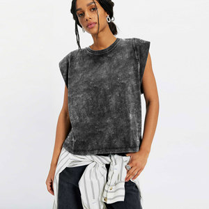 Nuovi Arrivi Estivi Trendy Europei e Americani: Top Senza Maniche con Collo Tondo, Vestibilità Comoda e Casual per Donne - Product Image 2