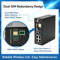 Router Edge Gateway 4G LTE con Doble SIM, GPS, Modbus, MQTT, VPN, Puerto Ethernet, Puerto Serial, Transmisión de Datos de Alta Velocidad, Solución para Fábricas Inteligentes