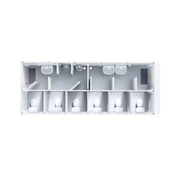 TOPPRE Wc Douche Cabane Toilettes publiques Portabilité des toilettes portables Salle de bain pour adultes Chambre mobile Conteneur Toilette portable