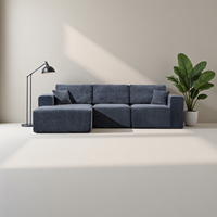 Lit de chaise de canapé simple d'éponge comprimée par vide de style paresseux avec la couverture lavable pour le salon-prix usine/vente en gros