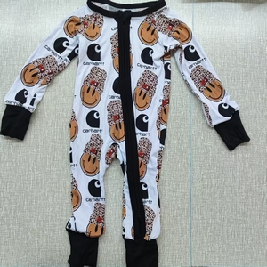 Gizli stok almak bebek bambu pijama batı öğeleri bebek Shortie rastgele boyutu ve renk Zippy çocuklar için - Product Image 2