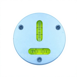 Niveau à bulle rond en métal de type T à double axe pour l'étalonnage DIY - Product Image 1