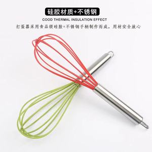Ensemble de fouets en acier inoxydable, batteur à œufs coloré, mélangeur de cuisine, fouet à crème, outils pour desserts - Product Image 2