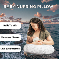 Coussin d'allaitement personnalisé et amovible pour bébé, de haute qualité, pour l'allaitement maternel, le sommeil, le soutien dorsal, tricoté, idéal pour l'hôtel