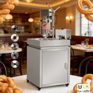 Machine à churros électrique pour les activités de carnaval et les banquets de mariage - Conception intégrée en acier inoxydable, machine haute puissance - Product Image 3