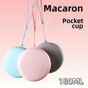 Taza de Agua Plegable de Silicona para Camping y Viajes, Apta para Uso Alimentario, para Enjuague Bucal - Product Image 3