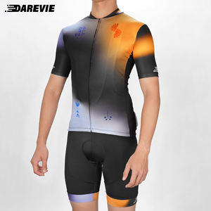 Darevie hommes cyclisme vêtements été hommes ensembles vtt <span class=keywords><strong>tenue</strong></span> vélo ensemble vêtements de sport Shorts uniforme Jersey pantalon <span class=keywords><strong>homme</strong></span> vêtements chemise bavoir - Product Image 4