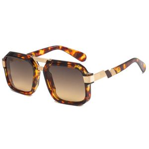 Gafas de Sol de Piloto Cuadradas con Logotipo Personalizado, Estilo Vintage 2025, Montura Grande, Protección UV400, para Hombre y Mujer - Product Image 3