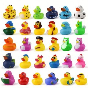 Vente directe usine : Jouets sonores en vinyle en forme d'éléphant pour le bain et les jeux aquatiques, petit canard jaune, emballage en sac filet, jouets sonores pour enfants - Product Image 5