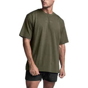 Camiseta Holgada con Logotipo Personalizado de 230 g, Camiseta de Moda, 100 % Algodón Pesado, Corte Holgado para Hombre - Product Image 1