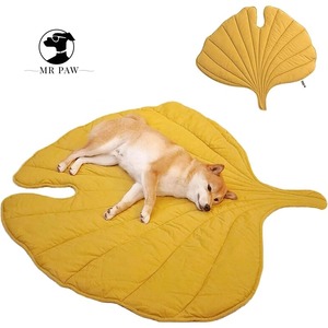 Manta Ecológica 3D con Forma <span class=keywords><strong>de</strong></span> Hoja para Mascotas, Colchoneta Suave y Refrescante para Perros, Cama Lavable para Gatos, Cojín para Sofá <span class=keywords><strong>de</strong></span> Perros y Gatos, Diseño Sólido <span class=keywords><strong>de</strong></span> Dibujos Animados - Product Image 2