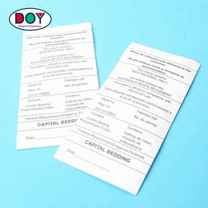 Çin üreticisi eko özel <span class=keywords><strong>Tyvek</strong></span> kağıt ofset baskı yıkanabilir bakım etiketi için bagaj ve bagaj - Product Image 1