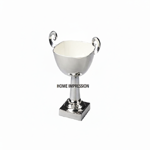 Bol à fruits vintage en aluminium émaillé blanc Vaisselle design de luxe Bol de service à fruits pour accessoires de cuisine à bas prix - Product Image 1