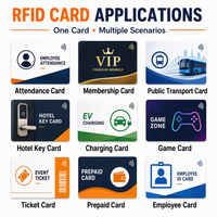 Beidseitig Bedruckte MIFARE Plus EV2 128-Bit AES RFID-Karten für Campus- und Studentenausweise