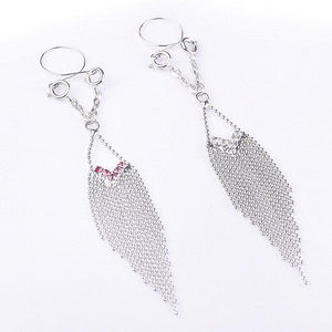 Anillos de Pezón Falsos con Borlas Sexys, Joyería sin Perforación, Gran Venta - Product Image 6