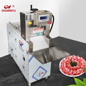 Chuangyu 0.3-5Mm Dikte Verstelbare Automatische Bevroren Vlees Snijsnijmachine