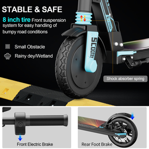 Xe trượt điện trẻ em 15km/h 24V 180W, xe điện, xe <span class=keywords><strong>scooter</strong></span> điện cho thanh thiếu niên ngoài trời - Product Image 4