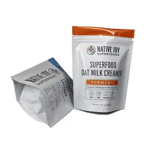 Proteína de soro de leite em pó para alimentos, sacos de plástico para embalagem de pó laminados flexíveis para atacado