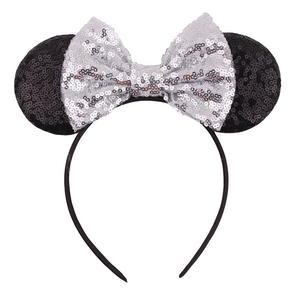 Groothandel Beiqian BQ-141 Lovertjes Strik Muis Oren Hoofd Hoepel Hoofdband Meisjes Party Diy Haaraccessoires Festival Reizen - Product Image 6