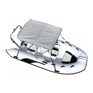Approbation CE China Rib 390 Bateau de pêche en hypalon de 13 pieds orca avec coque en fibre de verre à fond plat - Product Image 3