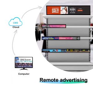 Écran LCD extensible Asianda de 64 pouces avec télécommande pour parking souterrain, magasin de détail et signalisation numérique d'ascenseur - Product Image 2