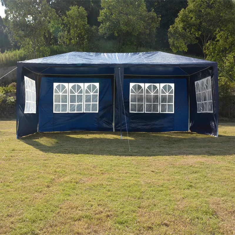 Montajı kolay eğlence çadırı 3x6 m ucuz 10x20 ft çardak tentesi gazebo açık