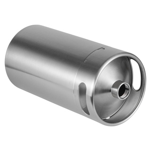 Trang Chủ Rỗng Cách Nhiệt 304 Thép Không Gỉ Nitro Ball Lock Dự Thảo Bia Đôi Tường <span class=keywords><strong>Mini</strong></span> 5l Keg Bia - Product Image 4
