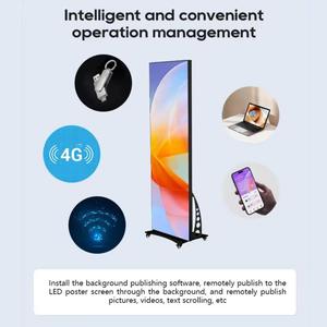 Écran d'affichage de mur vidéo LED P2.5 de haute qualité, idéal pour la publicité intérieure, panneaux LED mobiles pour des visuels dynamiques clairs - Product Image 3