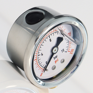 Nicht korrosives digitales Kessel manometer mit Gewinde flansch anschluss 0-15Psi Bereich YN40 Modell - Product Image 1