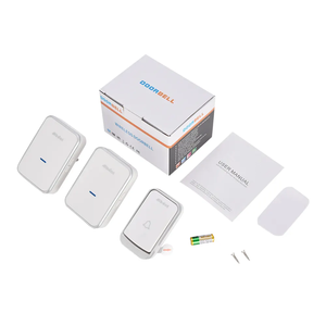 T193193-WS sans fil cinétique sans batterie sonnette avec prise française UK EU pour hôtel sonnette longue Distance avec indicateur Led - Product Image 6