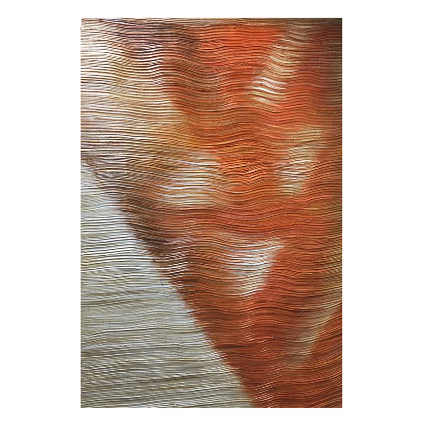 Hand drawn three-dimensional texture abstract orange pattern model room porch large supermarket supply