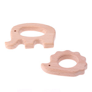 Massaggiagengive in Legno Grezzo Naturale di Alta Qualità a Forma di Animali Intagliati per Neonati - Product Image 5