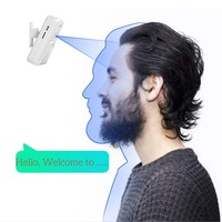 Boîte à musique personnalisée OEM, boîte à musique sans fil blanche avec capteur de mouvement PIR, haut-parleur pour message vocal, sonnette de porte pour bateau